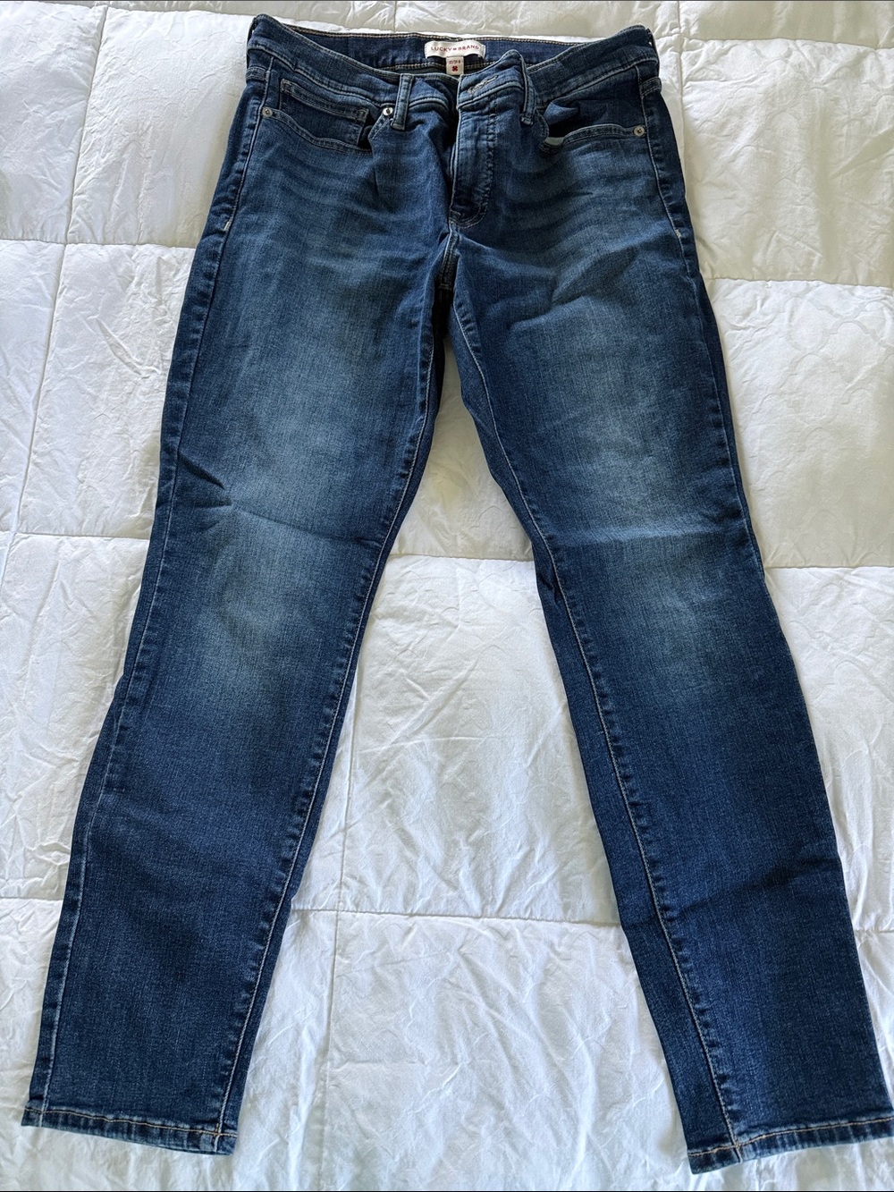 Lucky Brand Women’s Slim Straight Dark Blue Jeans